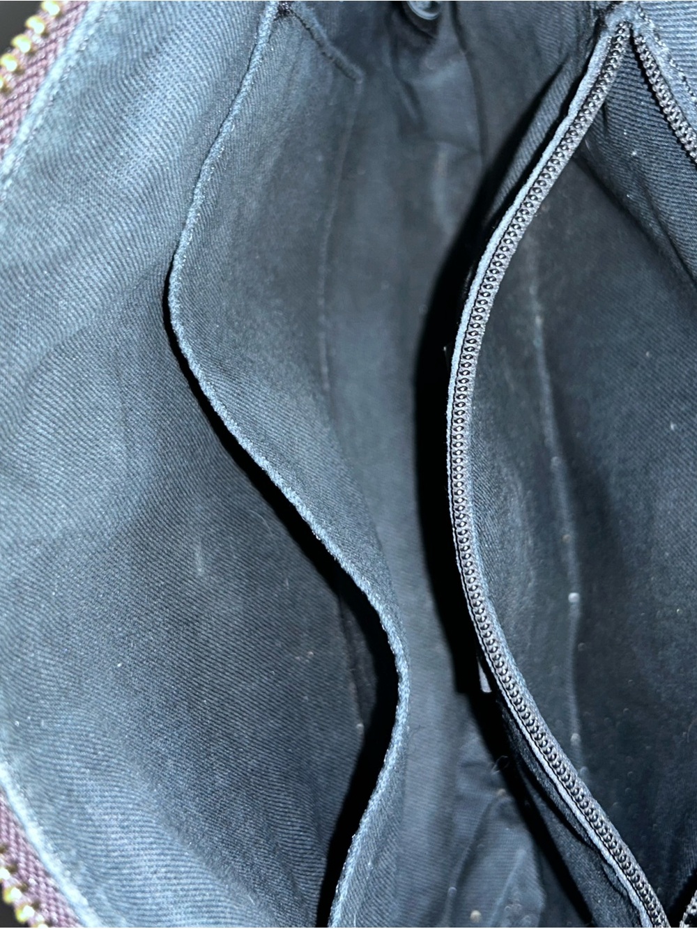 Fossil Black Leather Crossbody with Gold Accents - Picture 8 of 8